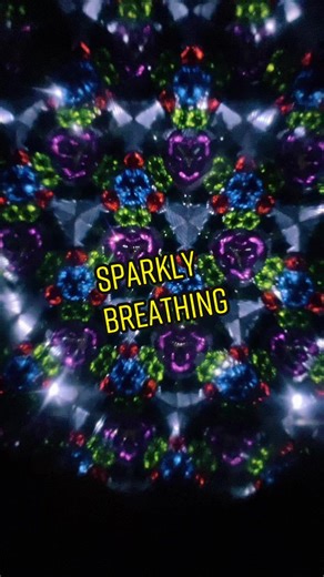 ASMR sparkly breathing - guided breathing for relaxation and sleep - you deserve to relax and be at peace with this meditation #asmrvisual #asmrsparklybreathing #guidedbreathing #meditation