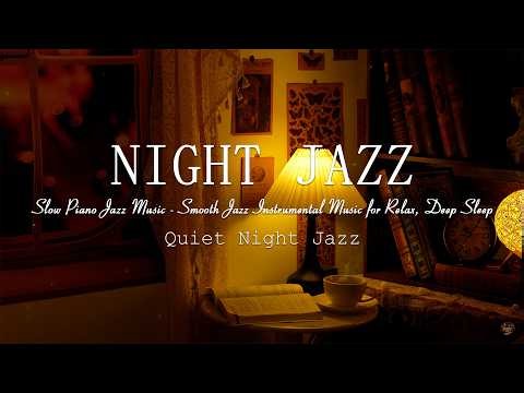 Calm Night Jazz Music - Slow Piano Jazz Music - Smooth Jazz Instrumental Music for Relax, Deep Sleep