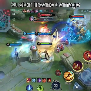 Gusion insane damage #MLBB #mlbbhighlights #mlbbtrend | Kiwi Gaming