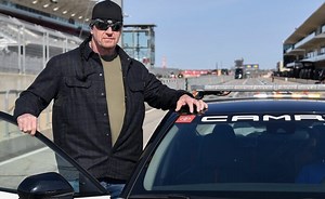 Watch: WWE Legend 'The Undertaker' Drives Pace Car At NASCAR Race In Austin