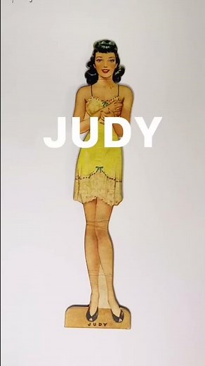 I love collecting vintage paper dolls. The fashions are illustrated with so much detail. #paperdolls