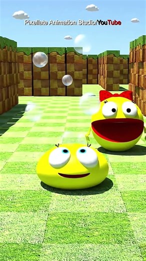 🥔🥔🥔🥔Pac-Man's Potato Chips Upgrade#pacman #animation #funny #cartoon #pacmanfun #pixellate #cute