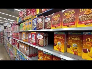 CEREAL Aisle in WALMART - January 2025