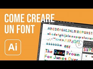 Come creare un font con Illustrator e FontSelf Maker
