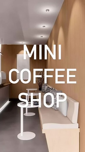 Japanese Inspired Mini Coffee Shop Design for Small Spaces