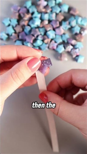 Viral paper star tutorial #papercraft