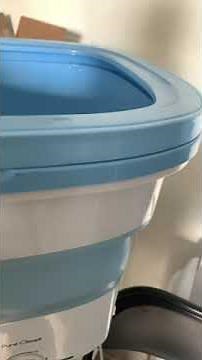 PURE CLEAN Portable Mini Washing Machine Lightweight Collapsible Bucket - Perfect for Camping, Trave