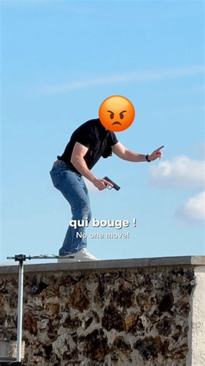 Arrestation musclé sur les toits de Paris ! #police #parkour #escape