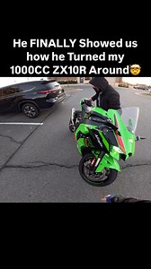 74K views · 4.2K reactions | Why did he keep turning it kickstand is probably gone? Thoughts on this method? #kawasaki #zx4rr #zx10r #s1000rr #bmw #krt #kawi #bikelife #moto #bike #yamaha #r1 #lifestyle #instagood #supermoto #bikelife #sportbikesociety #bikelifestyle #instamoto #motoexhaust #superbike #throttlesociety #motorcycle #bikeride | Tareq Sharabi | Facebook