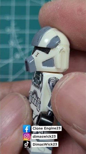 Lego MOC Clone Pilot Trooper 104th Wolfpack - All Bootleg Parts Minifigures #clonewars #shorts