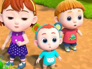 儿童启蒙动画：爸爸带着乔尼和弟弟钓鱼，钓起来第一个大鱼