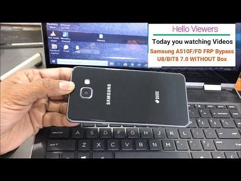 Samsung Galaxy A5 (SM-A510F) FRP Bypass U8 | Samsung A5 (2016) 7.0 U8 FRP Google unlock Done ✅