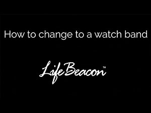 LifeBeacon™ - Mobile Medical Alert - Watch Band Change made easy