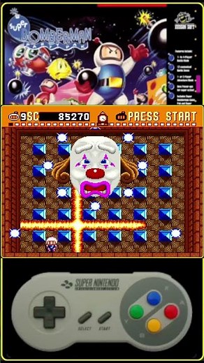 Super Bomberman - World 2 Boss | #superbomerman #classic #retrogaming #arcade #snes #retro #sega