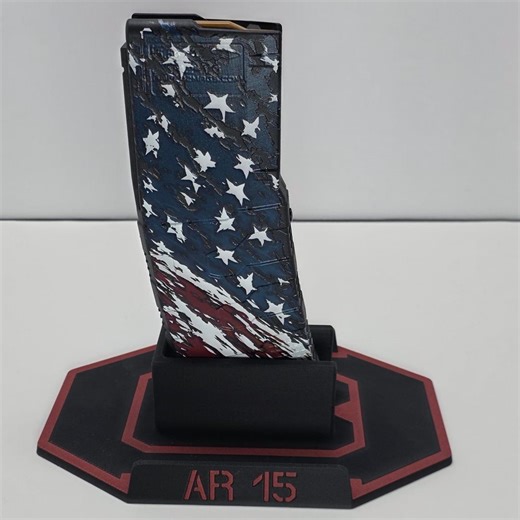 AR15 Rifle Display Stand | Magazine Mount Gun Display | PMAG Gen M3 / Hexmag / Amend2 / MFT Compatible | ASA 3D Printed Rifle Stand - Etsy