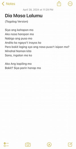 Tagalog Version Cover of Dia Masa Lalumu: Lyrics and Meaning