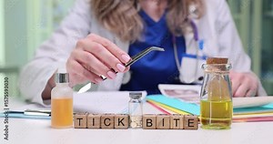 A trained healthcare professional carefully demonstrates the essential treatment steps for managing a tick bite