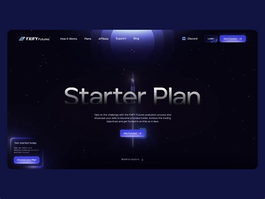 Prop Trading Landing Page