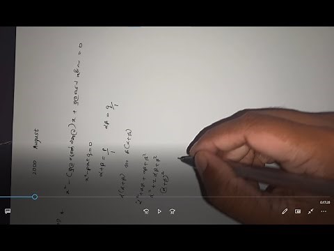 A/L Combined Mathematics Past Paper විවරණ (2000)