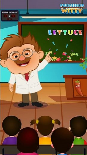 Guess The Veggie - Professor Witty Puzzle Show | Learning Shorts For Kids #puzzle #youtubeshorts