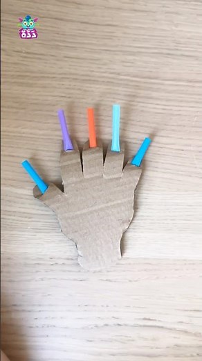 نشاط ليتعلم الطفل من خلاله ضرورة قص الأظافر والاعتناء بها والحفاظ على نظافتها 🥰 #artsandcrafts
