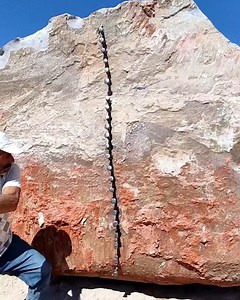 570K views · 232 reactions | Breaking the big rock with a sledgehammer | Simple ideas | Facebook