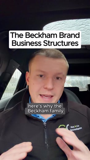 Danny Guy - Accountant | Tax Advisor West Midlands on Instagram: "💡 Why Wealthy Families Don’t Run Everything Through One Company Most people think rich families have one big pot of money, they don’t. The Beckhams, for example, run multiple companies. ✅ Separate businesses = separate companies ✔ Clear records & easier audits ✔ Reduces risk — one loss or lawsuit won’t wipe everything out ✔ HMRC likes it — clean, transparent, compliant ✅ Why it matters for you Even if it’s just your company, a si