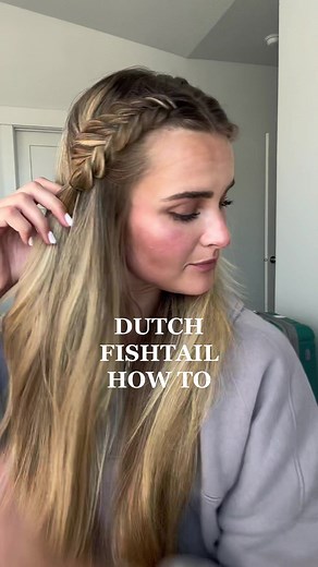 Dutch Fishtail Braid Tutorial: Easy Steps for Beginners