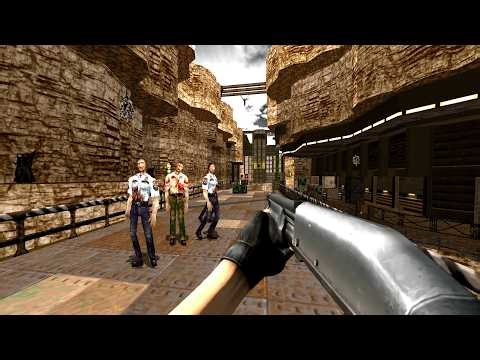 T64 Weapons - Resident Evil : Left in Outlands | Doom Mod | 4K