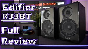 Watch Edifier R33BT computer speakers complete review on Amazon Live