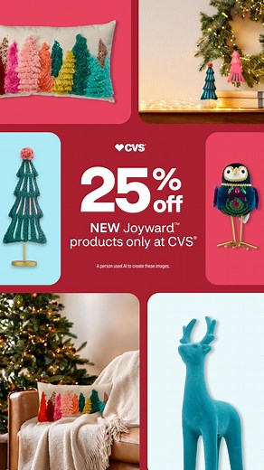 One week only! Get 25% off Joyward™, the on-trend collection only at CVS®. | CVS Pharmacy