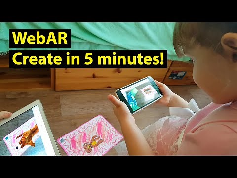 How to create Web Augmented Reality in the easiest way with mywebar.com (reality check)