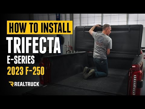 How to Install Extang Trifecta E-Series Soft Folding Tonneau Cover on a 2023 Ford F-250