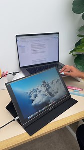 46K views · 63 reactions | Level up your study sesh with this portable monitor.  Perfect for multitasking, note-taking, and powering through your to-do list. Get yours here: https://amzn.to/40GUKql - Optimise tes sessions d'étude avec cet écran portable.  Parfait pour le multitâche, la prise de notes et pour accomplir ta liste de choses à faire. Procure-toi le tien ici : https://amzn.to/40GUKql | Amazon.ca | Facebook