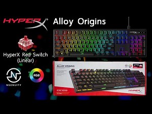 Review: HyperX Alloy Origins - HyperX Red Switch (Linear) คีย์บอร์ดแมคคานิคอล เสียงเบา กดแล้วนุ่มฟู