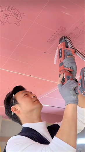 Gypsum Board Ceiling Installation #diy #usashorts #woodworking