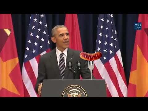 YTP: Barrack Obama visits a warm sausage in Vietnam