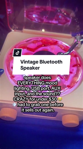 Upgrade Your Vibe with This Vintage Bluetooth Speaker