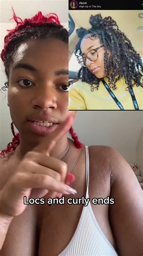 Curly Ends on Locs: Natural Locs with Curly Ends