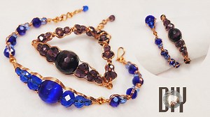 Making tutorial bracelet | Herringbone weaving technique | Beads jewelry | Simple DIY 1004