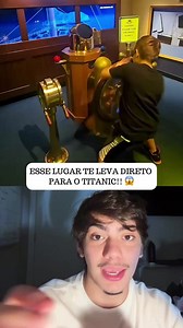 Menino de 10 anos conseguiu desviar o Titanic no simulador. #titanic #curioso