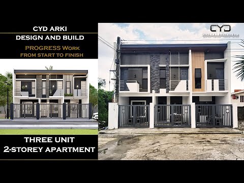 3 UNIT TWO STOREY APARTMENT | START TO COMPLETION PROGRESS TIMELINE | DESIGN AND BUILD