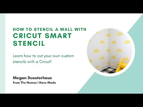 How to Stencil a Wall with Cricut's Smart Stencil
