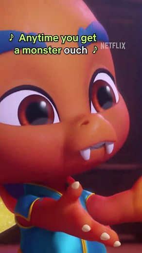 omg this is the cutest thing i've ever seen ❤️‍🩹 saving this video for when my kid gets an ouchie 🐾 SUPER MONSTERS is now playing on Netflix #ouchie #booboo #education #kidsongs #songforkids #tiktokkids #toddleractivities #bebes #baby #animation