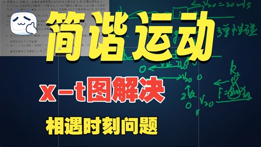 【力学综合】简谐运动与利用x-t图解决相遇时刻问题——T8联考河北卷物理选择压轴题（2）