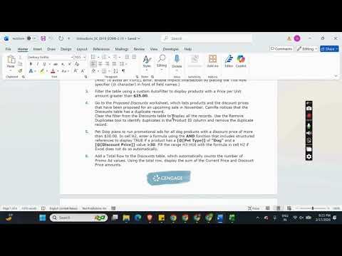 Shelly Cashman Excel 2019 | Module 6: End of Module Project 2 Pet Stop #shellycashman