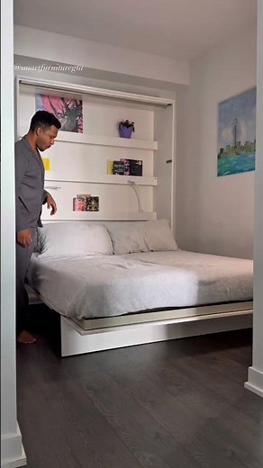 This Murphy Bed transforms any space without compromise — on style, comfort, or quality.