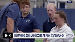 Ex-NFL quarterback Eli Manning jokingly tries out for Penn State as a walk-on | CNN