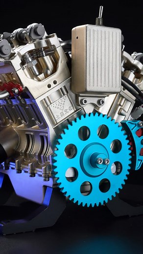 11K views · 164 reactions | TECHING V8 Running in Details #hobby #christmas Engine Here: https://bit.ly/4qDYOmt #engine #hobbysoul #enginediy #model #diy #gift #display | Enginediy.com | Facebook