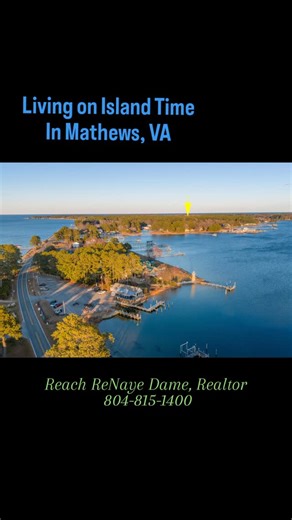 ReNaye Dame Real Estate on Instagram: ""I don't want to live on an island".... said no one ever! Welcome to Gwynn's Island in Mathews, VA. Build your dream home or island get-away here. Surrounded by the Piankatank River & Chesapeake Bay, this is a truly special place. Take golf cart cruises, access our blue waterways at public access points nearby for boating & kayaking then head over to Hole in the Wall restaurant for lunch & libations. All the hard work has been done for you - there is a plat